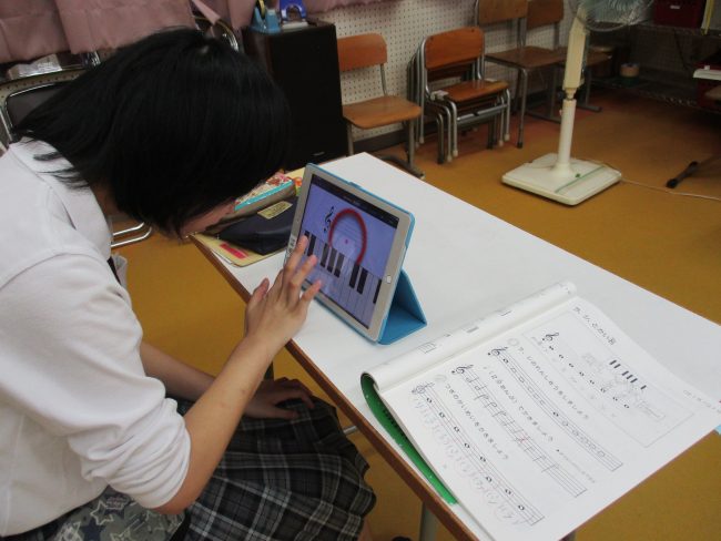 音楽の様子
